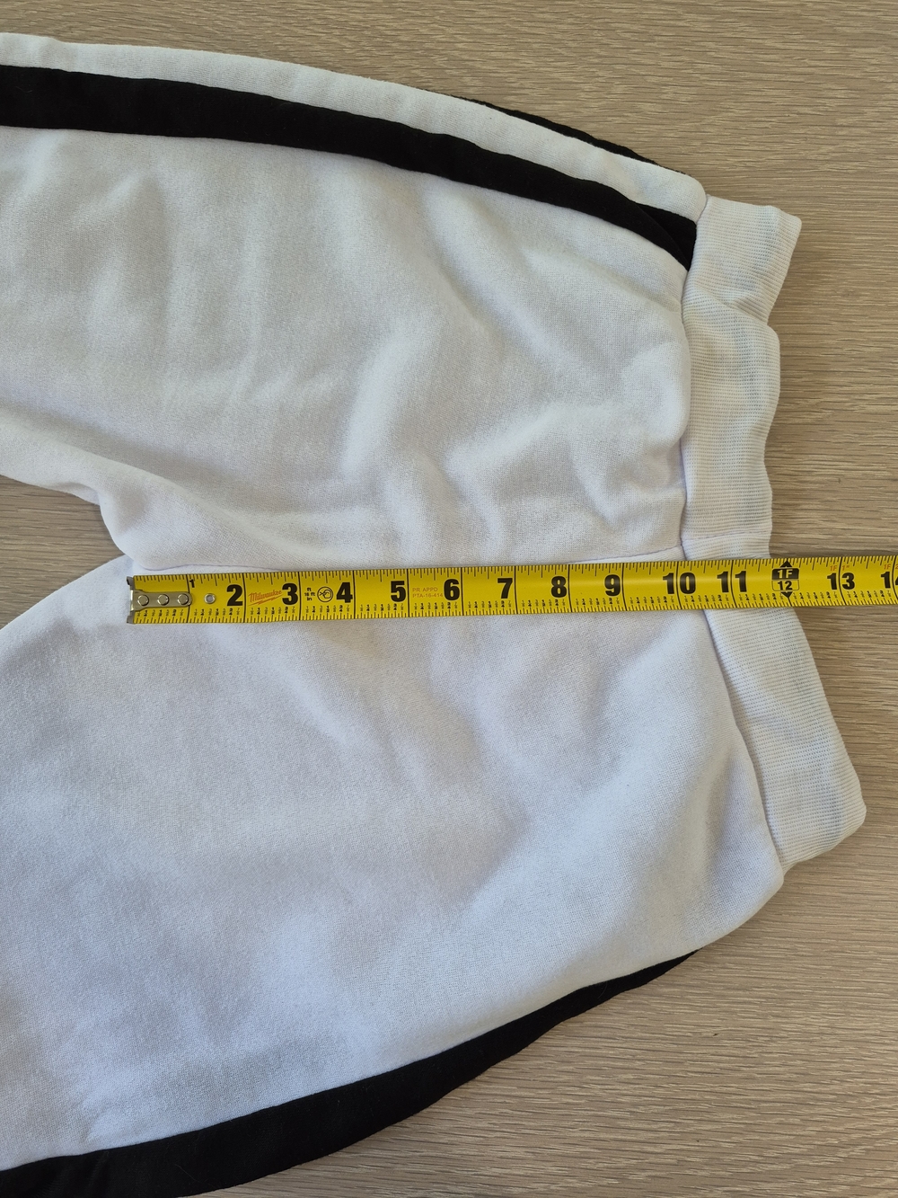 White and Black Logo Jogger Pants - Picture 10 of 13